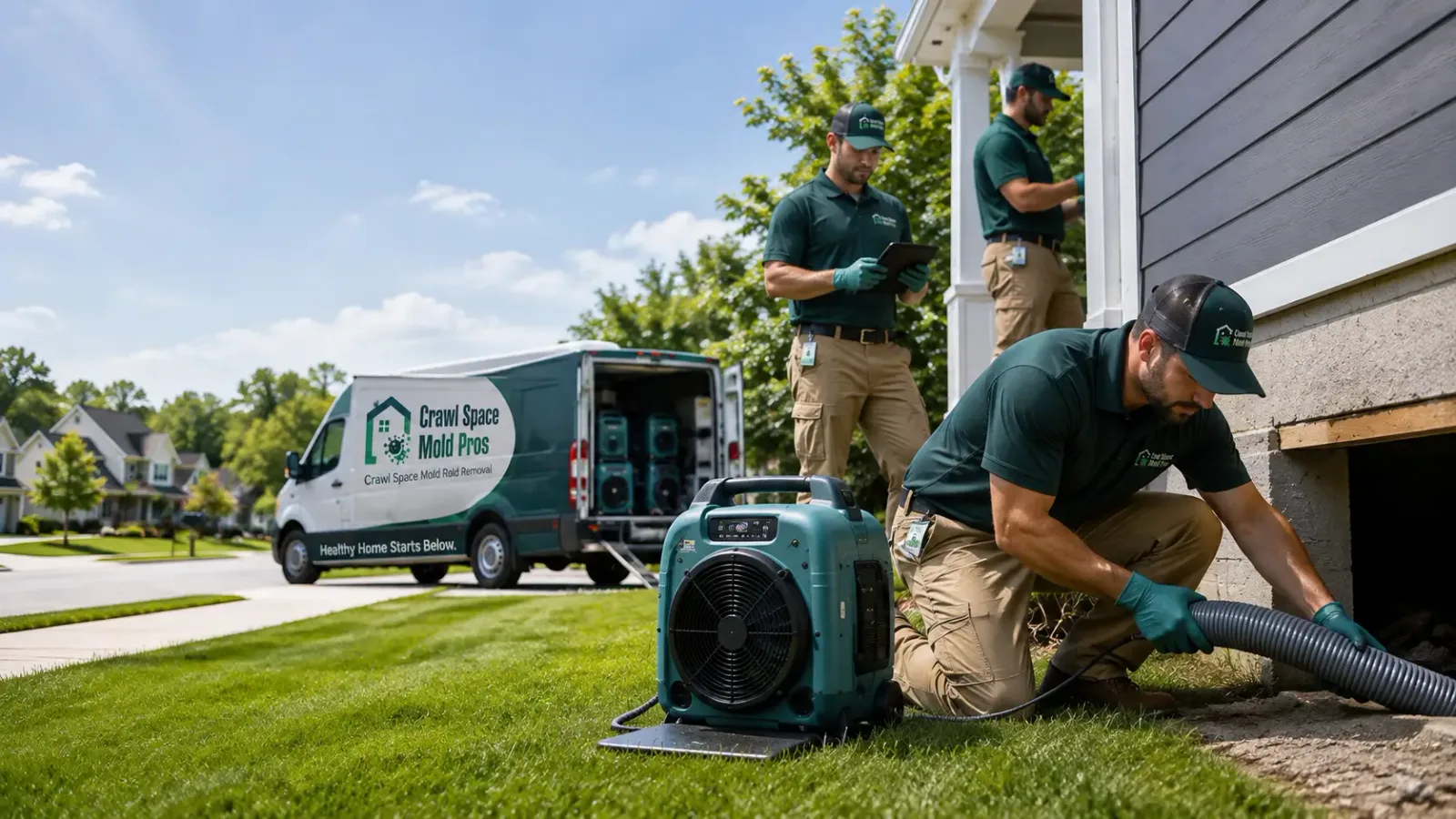 Crawl Space Mold Removal in Jefferson, MD